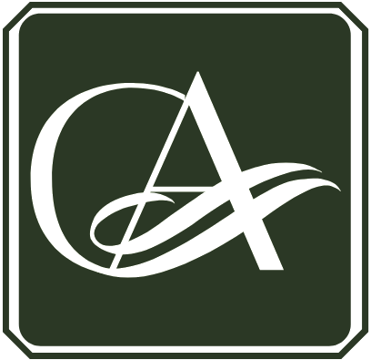 Logo iniciais verde com fundo