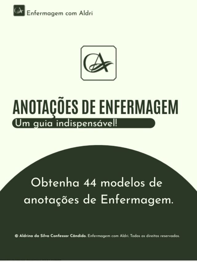 |E-BOOK| Anotações de Enfermagem: um guia indispensável!